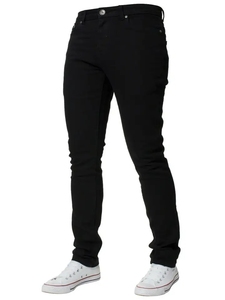 Pantalones de mezclilla ajustados de hombre de alta calidad, estilo urbano, con decoración de agujeros, lavado claro y oscuro, ¡gran oferta! - Product Image 3