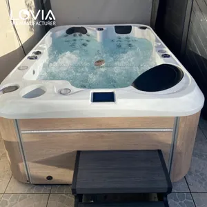 intelligenter balboa whirlpool für 5 personen massage spa außenpool spa heißbrunnen massage badewannen für den heimgebrauch