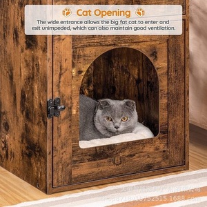 맞춤형 목재 앤티크 애완동물 캐비닛 수납장 거실 소파 사이드 테이블 및 침실 나이트스탠드 신제품 - Product Image 2