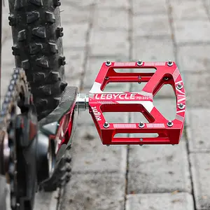 Lebycle 산악 자전거 페달 미끄럼 방지 발판 베어링 알루미늄 합금 CNC 페달 베어링 자전거 페달