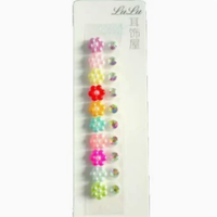 Populaire Bijou d'oreille décoratif pour acupression, Outil d'acupression auriculaire, Graines auriculaires colorées portables pour massage des points d'acupuncture