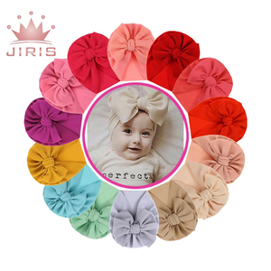 JIRIS all'ingrosso grande fiocco nodo Waffle tessuto bambini turbante berretto fasce per bambini per ragazza accessori per <span class=keywords><strong>capelli</strong></span> fasce <span class=keywords><strong>Bandana</strong></span> - Product Image 1