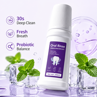 Bain de bouche probiotique OEM ODM 100ml – Rinçage buccal Haleine fraîche en 30s – Nettoyage en profondeur – Menthol SOD – Équilibre de la flore – Gels de soin buccal