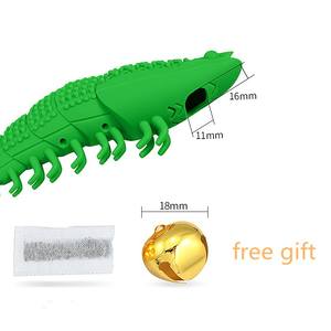 Kinyu ידידותי לסביבה אינטראקטיבית ללעוס צעצועים לא רעילים שיניים ניקוי שרימפס צורה חיה חיצונית אימון עיצוב חדש - Product Image 4