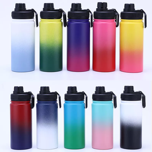 Nuevas botellas de agua deportivas reutilizables de acero inoxidable en una variedad de colores se venden bien. - Product Image 6