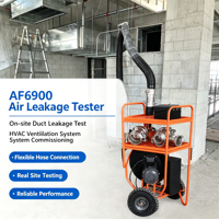 Testeur de pression de fuite de conduit d'air industriel, testeur de fuite d'air pour la mise en service des conduits CVC à flux positif/négatif