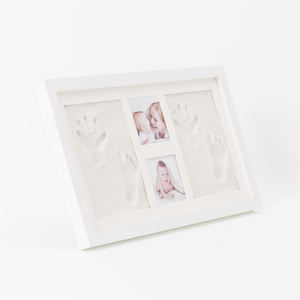 Kit de cadre photo pour empreintes de pieds de bébé nouveau-né, décoration de la maison, imperméable, pin de Nouvelle-Zélande, argile, <span class=keywords><strong>empreinte</strong></span> de main, certifié EN71-3 - Product Image 5