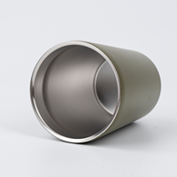 Gobelet isotherme personnalisé en acier inoxydable à double paroi, tasse à café avec couvercle anti-déversement, classique, pour voyage, 13/18 oz, OEM ODM, cadeau écologique