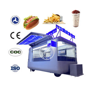 OEM Outdoor Shawarma Mobile Food Cart Street Fast Food Carts Mobile <b>Coffee</b> Food Trailer Venindg Kiosk on Sale - Product Image 2