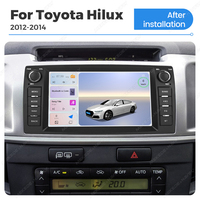MEKEDE Système multimédia embarqué avec plusieurs interfaces utilisateur Lecteur audio pour voiture Car-play Auto 6+128G pour Toyota Hilux 2012-2014 7 pouces