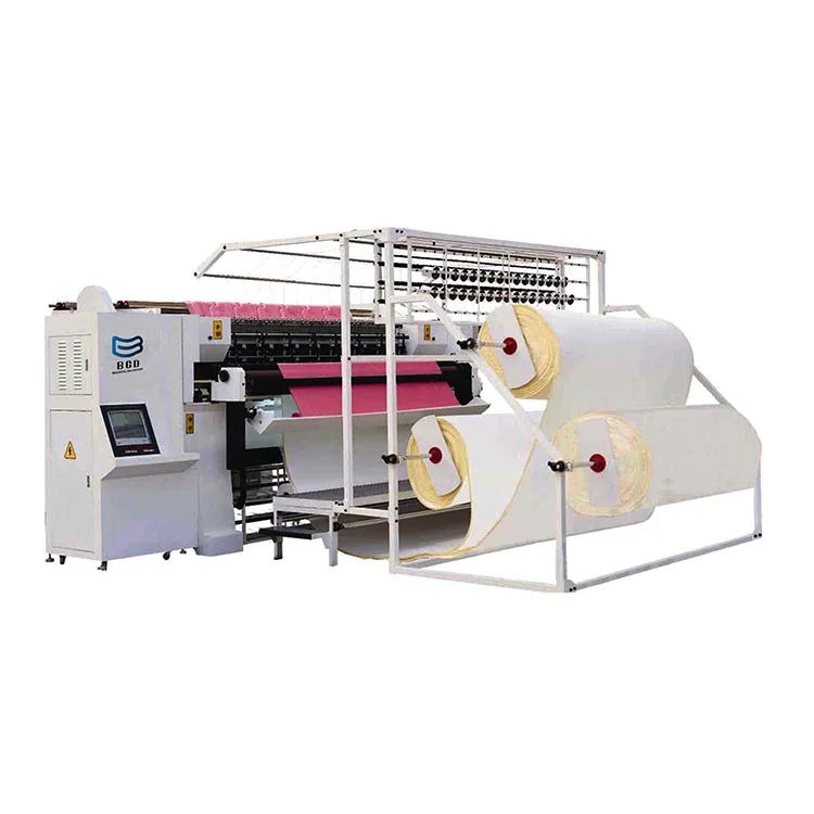 Machine de quilting multi-aiguilles informatisée automatique précise pour quilting panneau de matelas de haute qualité