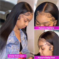 Parrucca frontale in pizzo Glueless T parte capelli umani parrucca Bob Finger Wave, parte laterale pelle sottile separazione libera parrucca piena in pizzo Hd capelli umani