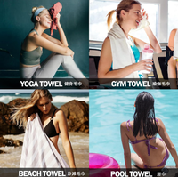 Serviette de voyage ultra-absorbante, légère et compacte, séchage rapide, idéale pour les voyages (vente en gros)