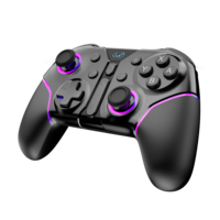Control Inalámbrico para Switch/PC/Android/iOS con Motor de Vibración, Botón Turbo, Joystick 3D - Gamepad Multifuncional