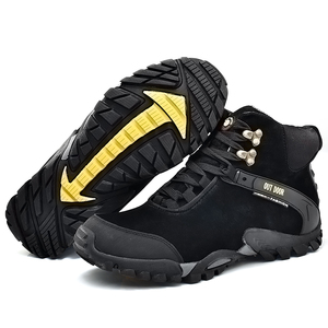Stivali da <span class=keywords><strong>Trekking</strong></span> da uomo stivali da <span class=keywords><strong>Trekking</strong></span> impermeabili scarpe da arrampicata da montagna Sneakers da campeggio resistenti all'usura stivali da neve <span class=keywords><strong>invernali</strong></span> da esterno uomo - Product Image 2