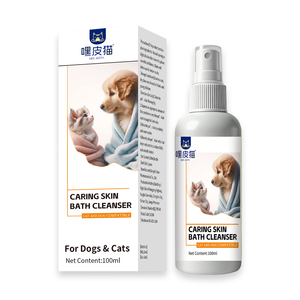 Nettoyant pour la peau des animaux de compagnie pour chiens et chats 100 ml - Shampoing sans larmes, à base de plantes, nettoyage en profondeur et soulagement des démangeaisons - Product Image 4
