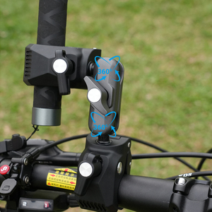 Soporte de cámara de ciclismo ajustable de rotación de 360 grados ligero de alta calidad soporte estabilizador <span class=keywords><strong>Selfie</strong></span> <span class=keywords><strong>Stick</strong></span> Set Accesorios - Product Image 1