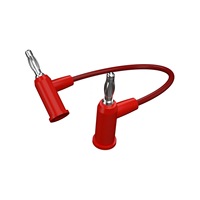 Fabricación de cable médico 4,0/5,0mm Banana Plug a cable de prueba hembra | Ensamblaje de cable de silicona para equipos médicos o de laboratorio
