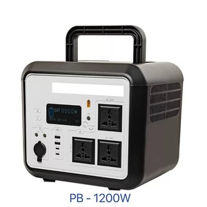 High-Power 220V 110V 1200W Pure Sine Wave <b>Solar</b> Charging <b>Generator</b> Outdoor Fishing Picnic Emergency 1200 Lifepo4 Battery 1200 - Product Image 3