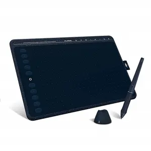 Huion-tableta de dibujo gráfico Inspiroy HS611, dispositivo con luz, conexión USB, bolígrafo sin batería, escritura digital, PC