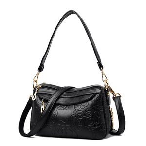 Sac à bandoulière pour femme en cuir PU souple, grande capacité, multi-compartiments, sac à main de marque pour femme, vente chaude - Product Image 6