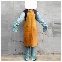 Tablier de soudage en cuir de vachette à deux couches 60*90cm Tablier de soudage à haute température résistant à l'usure en gros