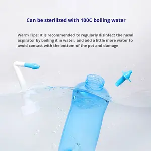 Irrigateur nasal dispositif d'irrigation nasale domestique rhinite adulte irrigation nasale manuelle pour enfants, flacon pulvérisateur d'eau salée de mer - Product Image 5