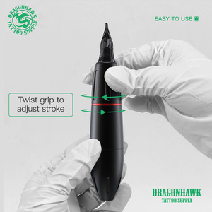 Máquina de Tatuaje Permanente <span class=keywords><strong>DRAGONHAWK</strong></span> WQ102 de Alta Calidad con Cuerpo de Aluminio Espacial, Motor Eléctrico Japonés 9V/10000 rpm - Product Image 2