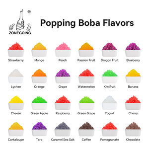 Perles de boba éclatantes <span class=keywords><strong>au</strong></span> goût de <span class=keywords><strong>caramel</strong></span>, 3 kg, à forte teneur en jus et texture éclatante, prêtes à l'emploi pour les smoothies et les bubble tea - Product Image 5