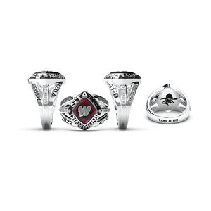 แหวนแชมป์ฟุตบอลหญิงประจำปี 2022 ของสถาบันโอเชียนไซด์ แคลเลจิเอท แวร์เทน แบรนดอน ซีเนียร์ แบล็ค ทริปเปิล คราวน์ แชมเปี้ยน เมทัล - Product Image 5