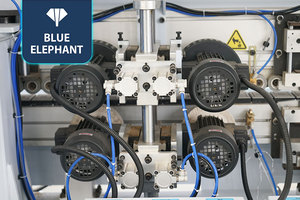 Best E70JDSC Automatic Edge Banding Machine Wood Drilling Hole Edge Bander Edge Banding Trimmer for Sale - Product Image 5