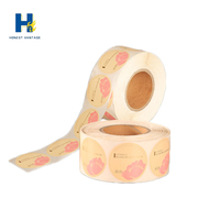 Feuilles d'autocollants personnalisés en vinyle transparent de haute qualité, imperméables, découpées à la forme, en PVC plastique adhésif pour l'emballage des bougies
