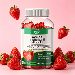 OEM ODM - Gomitas Multivitamínicas para Mujer, Sabor Fresa, Apoyo para Cabello, Piel, Uñas e Inmunidad, Vegetarianas, Sin OMG, Sin Gluten - Product Image 4