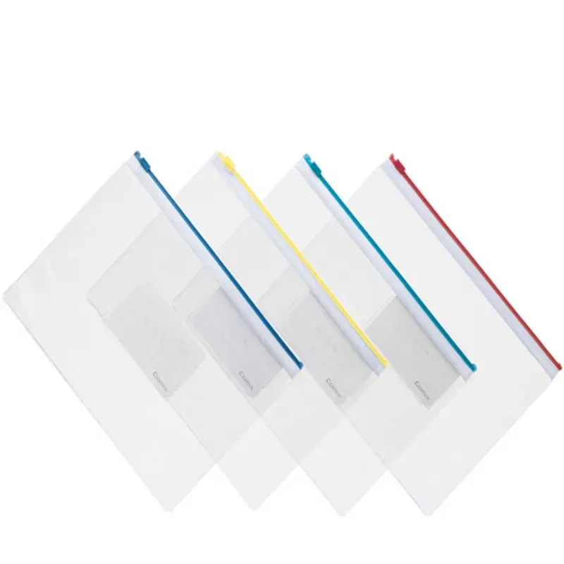 Transparant Clear Pvc Envelop Rits Document En Pen Plastic Waterdichte Tas