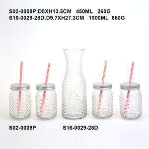 Botella <span class=keywords><strong>de</strong></span> Agua <span class=keywords><strong>de</strong></span> Vidrio <span class=keywords><strong>de</strong></span> Boca Ancha <span class=keywords><strong>de</strong></span> 1 Litro al <span class=keywords><strong>por</strong></span> <span class=keywords><strong>Mayor</strong></span>, Garrafa <span class=keywords><strong>de</strong></span> Vidrio para Jugo y Leche con Tapa <span class=keywords><strong>de</strong></span> Plástico - Product Image 3