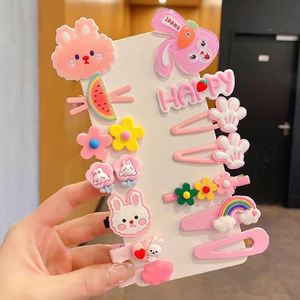 Schattige Cartoon Rand Clips Zoete Peuter Haarspelden Party School Gebruik Schattige Kinderen Plastic Haarspeldjes Voor Meisjes - Product Image 6