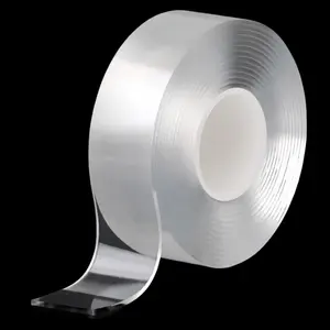 Съемная акриловая наклейка, двустороннее клейкое настенное крепление, силиконовая лента Lvy Grip Nano Tape