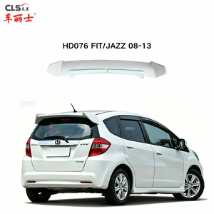 Spoiler Posteriore per Auto in Plastica <span class=keywords><strong>ABS</strong></span>, Stile LNGS, Ala Fissa Accessoria Compatibile con Honda Fit Jazz GE8 08-13, Senza Luce Freno - Product Image 6