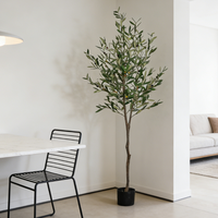 Arbres d'olivier artificiels, faux oliviers pour la décoration de la maison, du salon, des remises de diplômes, des mariages, durables et hautement réalistes