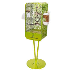 Kandang Burung Ekologis Berlapis Logam Kering, Kandang Burung Beo Indoor Vertikal Besar Transparan Mewah Model Villa, Khusus <span class=keywords><strong>Cockatiel</strong></span> Berkualitas Tinggi - Product Image 5