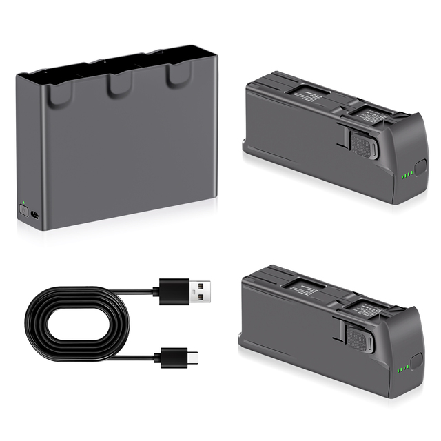 Plastic Intelligent Flight Avata 2 Battery Charging Station with CC/CV Charging Three Way Charging Hub