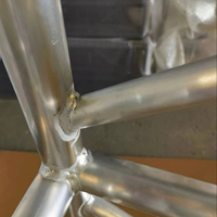Estructura Metálica Cuadrada de Aluminio de 10 pies para Iluminación DJ, Exhibiciones, Conciertos y Eventos