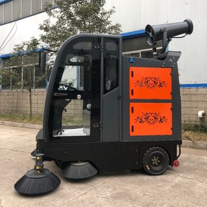 Ride On Sweeper 800mm Main Brush 500mm Side Brush 48V Electric Industrial Factory Commercial Cleaning Vehicle - Product Image 4