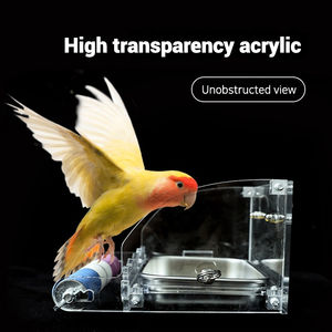Groothandel Grote Papegaaivogelkooien Met Papegaaienkraam Met Feeder En Voorkomen Dat Papegaai-Voedseldoos Omvalt - Product Image 4