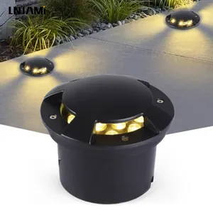 Lnjami 3W 6W 9W Không Thấm Nước LED Boong Inground Ánh Sáng Ngầm Cho Ngoài Trời Sàn Vườn Lõm Bước Chôn Đèn