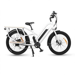 Vélo électrique cargo à deux <span class=keywords><strong>roues</strong></span> avec cadre en alliage d'aluminium et barre de protection - Product Image 1