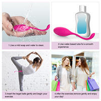 Ei-Vibrator mit Fernbedienung zur G-Punkt-Stimulation Vibrierende Eier Sexspielzeug für Frauen mit 10 Vibrationsmodi