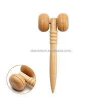 Vente directe d'usine : ensemble de 16 outils de thérapie en bois Gua Sha pour le modelage corporel et masseur dorsal, kit de massage corporel en bois