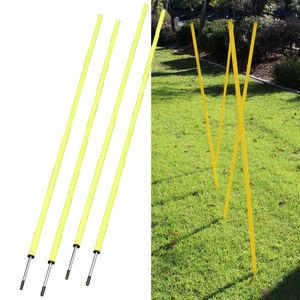 Palos de plástico para entrenamiento de fútbol, poste de agilidad para entrenamiento de agilidad, venta al por mayor - Product Image 2