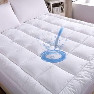 ผ้าคลุมที่นอนกันน้ำ Cloudland 100% ผ้าฝ้าย สำหรับเตียงคู่ พร้อมปลอกหมอน 2 ใบ - Product Image 3